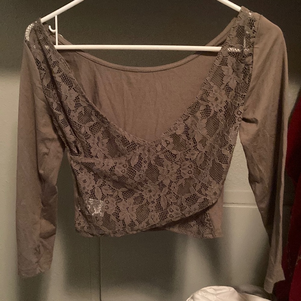 Brand new CROP TOP lace